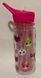 Бутылочка детская для воды 350 мл с трубочкой Котик,розовый 1215 (1310602) фото 1