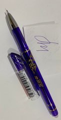 Ручка гелева пиши-стирай фіолетова 0,38 GP-3176 (03981410) фото