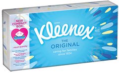 Серветки в кор. Kleenex Family брикет 3шар, 70шт (26929) фото