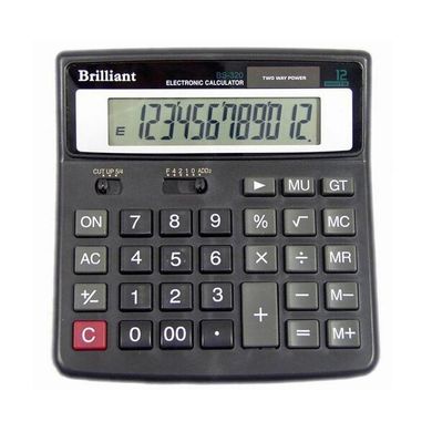 Калькулятор BS-320 12 рязрядный 155х155х15 (070102) фото