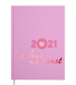 Ежедневник датированный А5 2021 CRAYON BM.2107-10, розовый (BM.2107-10) фото 1