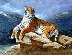 Набір для творчості зі стразами 40*50 Рік тигра (13213312) фото