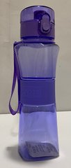 Пляшка пластикова із силіконовим тримачем Спорт 600 мл W-6600, фіолетова (13101810) фото