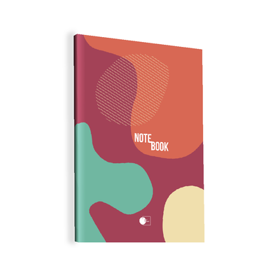 Книга учета А4 96 листов твердая обложка "Abstract notebook" , клетка (011314) фото