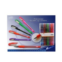 Набір ручок кулькових 8 кольорів TZ501P, Tianjiao (032130) фото