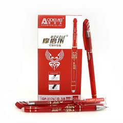 Ручка гелева пиши-стирай червона 0,38 GP-3176 (039816) фото