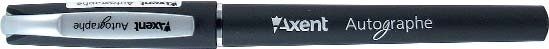 Ручка гелевая AUTOGRAPHE AG1007, черная AXENT /12/ (AG1007 ч) фото