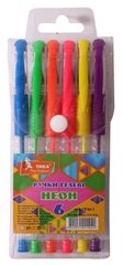 Набір ручок гелевих 6 кольорів Neon, ГР44-1 УМКА (ГР44-1) фото