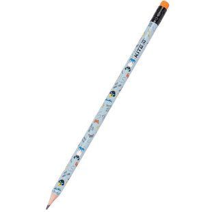 Карандаш графитовый с резинкой KITE Rolling K21-056-2 (60020) фото