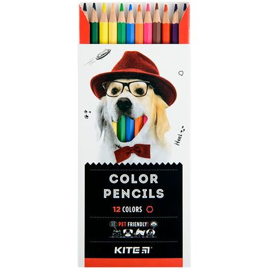 Набір кольорових олівців Kite Dogs K22-051-1, 12 кол (K22-051-1) фото