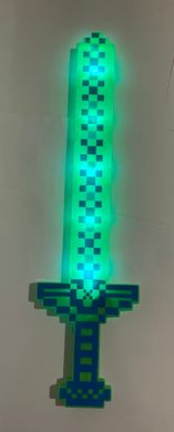 Меч світиться Minecraft 55 см 9927.зелений (9924152) фото