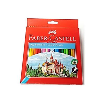 Карандаши 24 цвет. шестигранные 120112 Замок и Рыцари Faber Castell (120124) фото