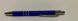 Ручка масл автомат металевий корпус Vinson Premier 0.7 мм ,синій корпус (7631син) фото 1