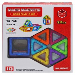 Конструктор магнитный MAGIC MAGNETIC JH8627 14деталей в.коробке .22*5*21,5JH8627 (1553041) фото