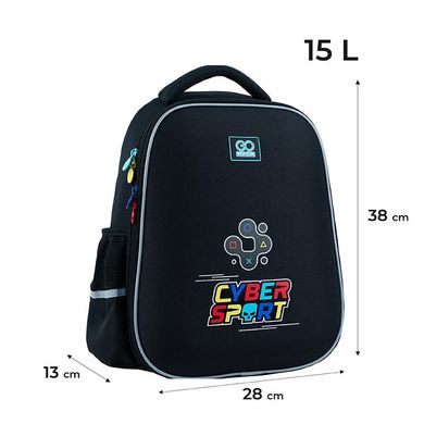 Рюкзак шкільний напівкаркасний GoPack Education GO24-165M-5 KITE (GO24-165M-5) фото