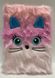 Блокнот пушистый Котик розовая радуга , клетка 0385DSN (0385DSN рож) фото 1