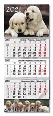 Календар настінний квартальний на 3 пружини 2021 р ЛАБРАДОР (122455B) фото