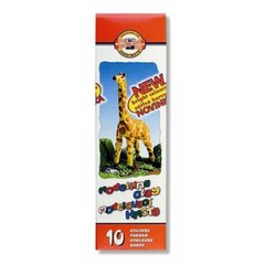 Пластилин "Жираф", картонная упаковка 200 грамм , 10 цветов 131504 Koh-i-Noor (131504) фото