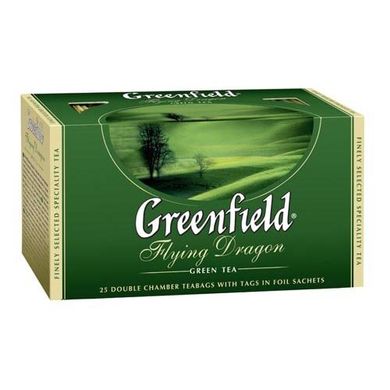 Чай Greenfield зеленый 25 пакетиков (1603301) фото