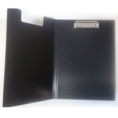 Папка-планшет пластиковий А4 з притиском Е30153-01, чорна (E30153-01) фото