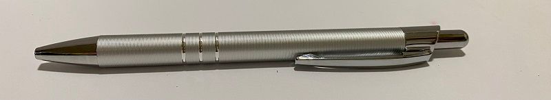 Ручка масл автомат металевий корпус Vinson Premier 0.7 мм ,срібний корпус (7631ср) фото