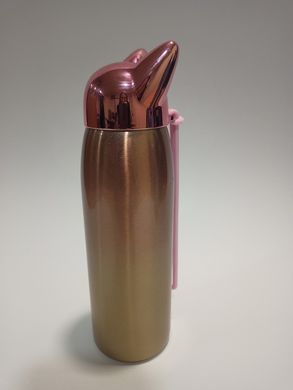 Термос Котик 300мл, W-1040, рожевий (1310151) фото
