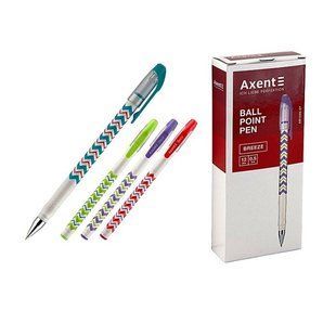 Ручка шариковая Breeze AB1049-07-A, непрозрачный цветной корпус синяя (AB1049-07-A) фото