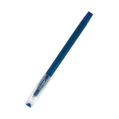 Ручка шариковая DIRECT АВ1002, прорезиненная синяя /12/ (АВ1002 синя) фото