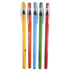 Ручка масляна 1161-BL, Goldex AERO Індія, непрозорий кольоровий корпус, синя /50/ (1161aero) фото