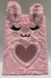 Блокнот пушистый Кролики бледно розовый, клетка 20929JSB-10 (20929JSB брож) фото 1