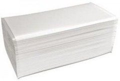 Полотенце-вкладыш бумажное ZZ, 2-слойное, белое Р098 Тиша BASIC (360405) фото