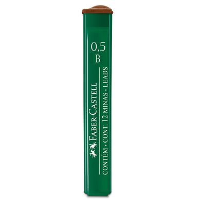 Запаска для механічного олівця 0,5мм В Faber Castell /12/ (035535) фото
