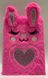Блокнот пушистый Кролики розовый, клетка 20929JSB-10 (20929JSB-10) фото 1