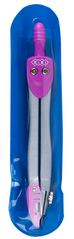 Циркуль в мягком чехле PVC, розовый ZB.5390-10 (ZB.5390-10) фото