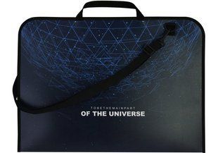 Портфель пластиковий А3 на блискавці з довгою ручкою Of the universe 30003-04 (1332042) фото