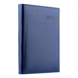 Щоденник датований 2021 А5 352стор Persona 252000, синій лінія (252000) фото