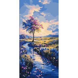 Картина по номерам с красками металик "Дорога к мечте" 40х80 см LW5137 (278522) фото