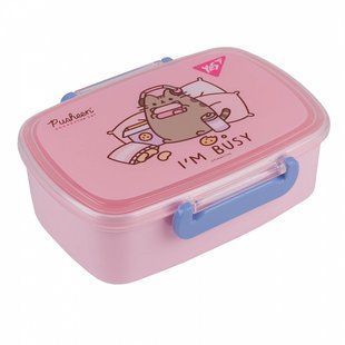 Контейнер для їжі ланчбокс дитячий 750 мл Yes Pusheen, рожевий 708367 (708367) фото