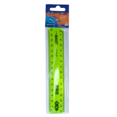 Линейка 15 см пластиковая цветная, ZB5601-99 (041850) фото