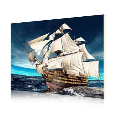 Картина по номерам 40х50 см в коробці RА3370 Корабель з білими вітрилами (2340823) фото