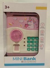 Сейф-копилка Мини банк розовый 5965С (1820068) фото