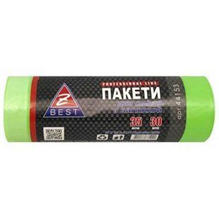 Пакеты для муссора с затяжкой 35 л 15+15 шт. Z-BEST (44153) фото