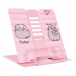 Подставка для книг металическая Pusheen YES розовая 470529 (470529) фото