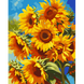 Картина за номерами SANTI Яскраві соняшники, 40*50 954502 (954502) фото 3