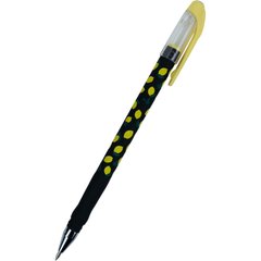 Ручка кулькова Lemon AB1049-22-A, прорезинений кольоровий корпус синя /24/ (AB1049-22-A) фото