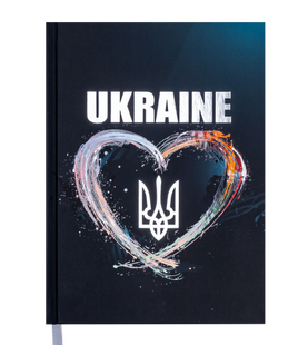Ежедневник датированный А5 2021 UKRAINE, A5, 336 арк., черный BM.2128-01 (BM.2128-01) фото