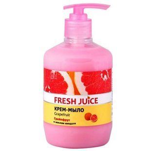 Крем-мыло FRESH JUICE грейфрукт с маслом миндаля 460 г с дозатором Украина (150146) фото