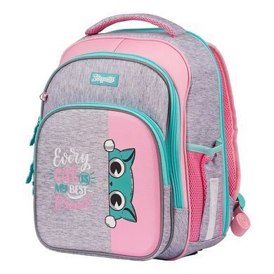 Рюкзак школьный каркасный с ортопедической спинкой 38х30х14см S-106 Best friend Yes 551640 (551640) фото