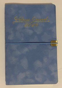 Еженедельник датированный 2026 VELOUR, A5,голубой,искусственная кожа BM.2710-14 (202612) фото