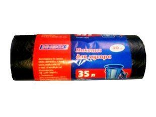 Пакеты для мусора 35л .* 30 штук (150303) фото
